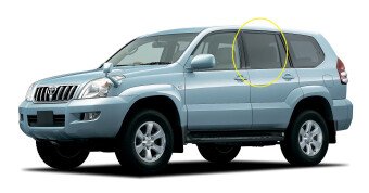 Стекло боковое TOYOTA LAND CRUISER PRADO 2002-2009 (J120-5d) RD/LH 
Бренд: BSG