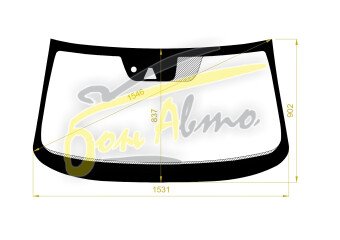 Стекло лобовое HONDA ACCORD 2018-2023 (CV3-RHD) место под 1 камеру, место под датчик дождя, акустическое, 
Бренд: BENSON с синей полосой