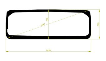 Стекло лобовое JEEP WRANGLER 2018- (JL ) 
Бренд: BENSON