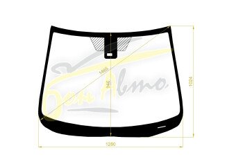 Стекло лобовое MAZDA 2 2007-2014 (DE-LHD-3d/5d) место под датчик дождя 
Бренд: BSG