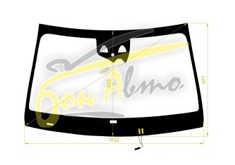 Стекло лобовое MERCEDES S-CLASS 2020- (W223-LHD-2023) обогрев щеток, место под 3 камеры с обогревом, место под датчик дождя, молдинг, 
Бренд: BENSON