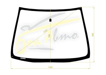 Стекло лобовое HONDA CIVIC 2000-2005 (EU1-5d wag) 
Бренд: BENSON с синей полосой