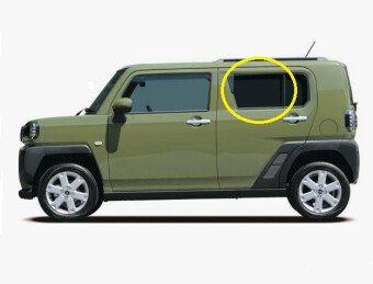 Стекло боковое DAIHATSU TAFT 2020- LA900 RD/LH 
Бренд: BENSON Тонированное