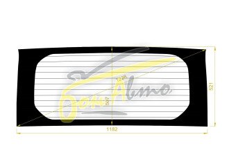 Стекло заднее с обогревом DAIHATSU MOVE CONTE 2008-2017 (L575) 
Бренд: FYG