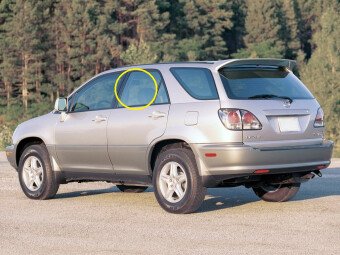 Стекло боковое LEXUS RX 1997-2003 XU10 RD/LH 
Бренд: BSG
