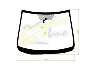 Стекло лобовое MAZDA DEMIO 2007-2014 (DE-RHD-2011-3d/5d) место под датчик дождя 
Бренд: BENSON с синей полосой