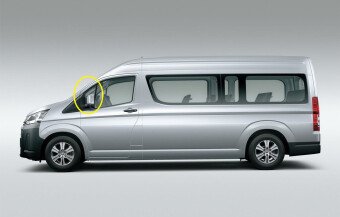 Стекло боковое TOYOTA HIACE 2019- H300 FV/LH 
Бренд: BENSON