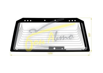 Стекло заднее с обогревом HONDA CR-V 1995-2001 (RD1) 12 отверстий 
Бренд: BSG