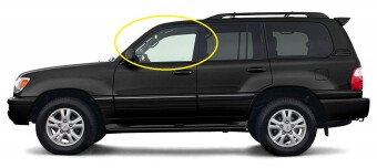 Стекло боковое LEXUS LX 1997-2007 FJ100 FD/LH 
Бренд: BENSON