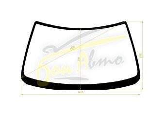 Стекло лобовое NISSAN SKYLINE 1989-1994 (KR32-2d coupe) 
Бренд: BSG с зеленой полосой