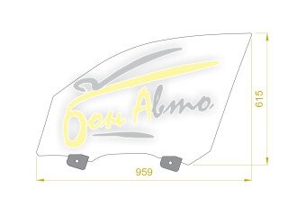 Стекло боковое BMW X5 2018- G05 LFD/RH фурнитура, 
Бренд: BENSON