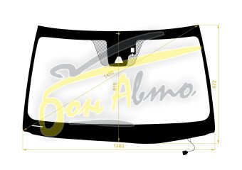 Стекло лобовое LEXUS IS 2013- (GSE30-LHD-2017) обогрев щеток, место под 1 камеру, место под датчик дождя, 
Бренд: BENSON