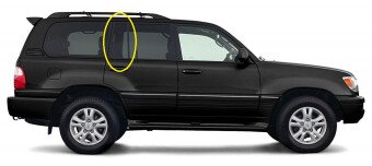 Стекло боковое LEXUS LX 1997-2007 FJ100 RQ/RH 
Бренд: BSG