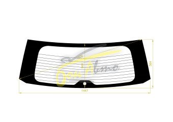 Стекло заднее с обогревом SUBARU EXIGA 2008-2015 (YA4) 1 отверстие 
Бренд: BENSON