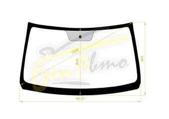 Стекло лобовое NISSAN NP200 2005- () 
Бренд: BENSON