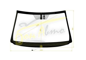 Стекло лобовое TOYOTA RAV 4 2005-2016 (ACA30-LHD) обогрев щеток, место под датчик дождя, 
Бренд: КМК с синей полосой