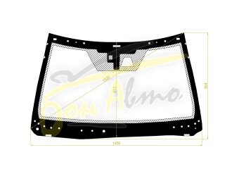 Стекло лобовое TOYOTA CROWN 2008-2012 (GRS200-RHD) место под 1 камеру, место под датчик дождя, 
Бренд: BSG с зеленой полосой