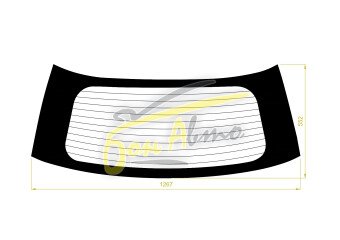 Стекло заднее с обогревом MAZDA FAMILIA 2006- (Y12-5d wag) 
Бренд: BSG