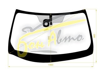 Стекло лобовое MITSUOKA GALUE 2005-2008 (Y50-RHD) место под датчик дождя 
Бренд: BENSON с синей полосой