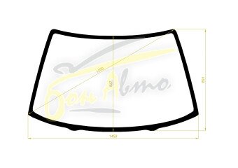 Стекло лобовое HONDA CIVIC 1987-1991 (EF1-3d h/k) 
Бренд: BSG с зеленой полосой