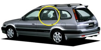 Стекло боковое TOYOTA SPRINTER CARIB 1995-2002 AE111 RD/LH
Бренд: BSG