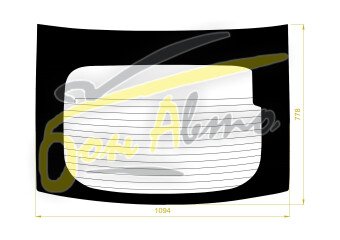 Стекло заднее с обогревом HONDA INSIGHT 2009-2014 (ZE2-верх)
Бренд: BENSON