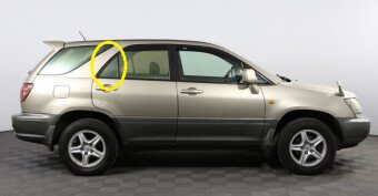 Стекло боковое TOYOTA HARRIER 1996-2003 XU10 RQ/RH 
Бренд: BSG