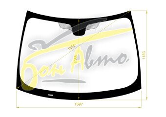 Стекло лобовое PEUGEOT EXPERT 2007- (VF3V) молдинг, 
Бренд: BENSON