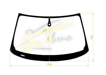 Стекло лобовое AUDI S3 2012-2020 (8VA-5d h/b) место под датчик дождя 
Бренд: КМК с синей полосой