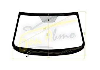 Стекло лобовое KIA SORENTO 2009-2014 (XM-LHD) обогрев щеток 
Бренд: BENSON