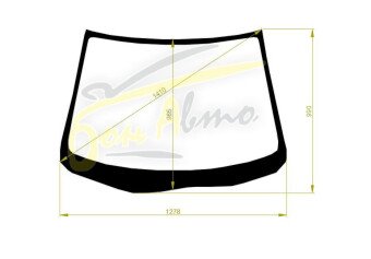 Стекло лобовое DAIHATSU MOVE 2006-2010 (L175-RHD) 
Бренд: BENSON с синей полосой