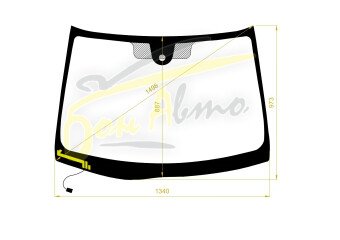 Стекло лобовое NISSAN TIIDA LATIO 2004-2012 (SC11-RHD) обогрев щеток, место под датчик дождя, 
Бренд: BENSON