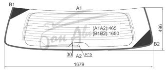 Стекло заднее с обогревом NISSAN PATROL 2010-2024 (Y62) 1 отверстие 
Бренд: BENSON