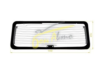 Стекло заднее с обогревом JEEP GRAND CHEROKEE 1993-1999 (ZJ) 6 отверстий 
Бренд: BSG