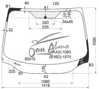 Стекло лобовое FORD FOCUS 2011-2018 (CB8-4d) 
Бренд: BENSON
