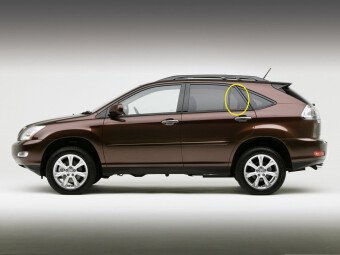 Стекло боковое LEXUS RX 2003-2008 XU30 RQ/LH 
Бренд: BSG