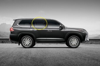 Стекло боковое LEXUS LX 2015- (UZJ200) RD/RH 
Бренд: BENSON