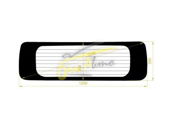 Стекло заднее с обогревом SUZUKI LAPIN 2008-2015 (HE22) 
Бренд: BENSON