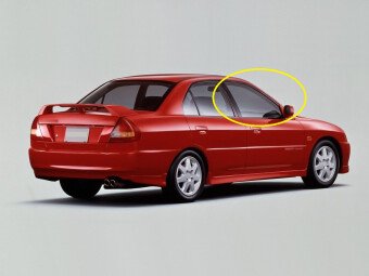 Стекло боковое MITSUBISHI LANCER 1995-2000 (CK-4d sed) FD/RH 
Бренд: BSG