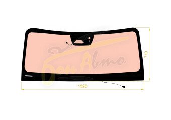 Стекло лобовое TOYOTA LAND CRUISER PRADO 2023- (J250-LHD) полный обогрев, обогрев щеток, место под 1 камеру с обогревом, место под датчик дождя, молдинг, фурнитура, проекция, 
Бренд: BENSON с синей полосой