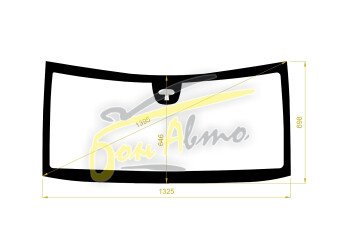 Стекло лобовое HONDA N-BOX 2011-2017 (JF1-2) место под 1 камеру 
Бренд: BENSON с синей полосой