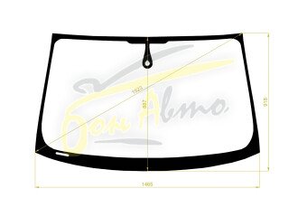 Стекло лобовое AUDI S4 2008-2015 (B8-5d wag) место под датчик дождя 
Бренд: КМК с синей полосой