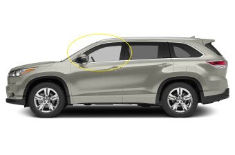 Стекло боковое TOYOTA HIGHLANDER 2013-2019 (ASU50) FD/LH 
Бренд: BSG