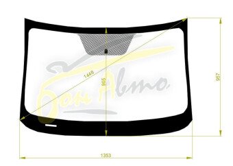 Стекло лобовое MAZDA 2 2014- (DJ-4d/5d) 
Бренд: BENSON