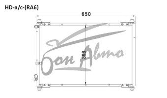 Радиатор кондиционера HONDA ODYSSEY 1999-2003 (RA6-9) 
Бренд: TONGSHI AL16