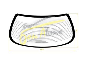 Стекло заднее с обогревом TOYOTA CARINA 1992-1996 (AT190) 
Бренд: BSG