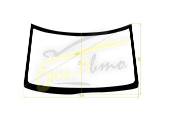 Стекло лобовое DAIHATSU TANTO 2003-2007 (L350S/L360S) 
Бренд: BSG с зеленой полосой