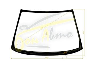 Стекло лобовое NISSAN AD 1999-2006 (Y11) обогрев щеток 
Бренд: BENSON с синей полосой