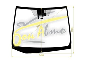 Стекло лобовое TOYOTA VOXY 2014-2022 (ZR80-RHD-2017) место под 1 камеру, место под датчик влажности, 
Бренд: BENSON