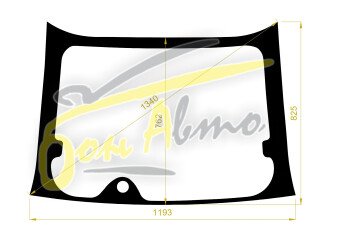 Стекло заднее с обогревом HONDA ACCORD 1997-2002 (CF6-5d wag) 1 отверстие 
Бренд: BSG Тонированное